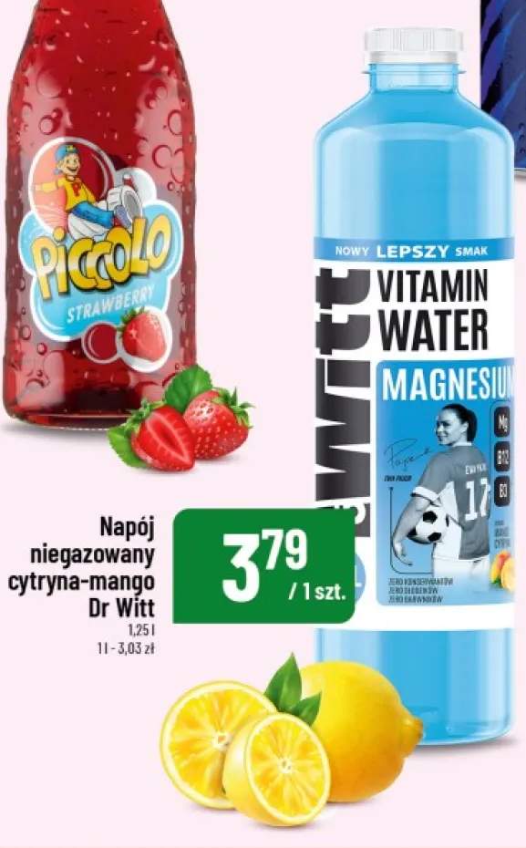 Napój niegazowany cytryna-mango Dr Witt