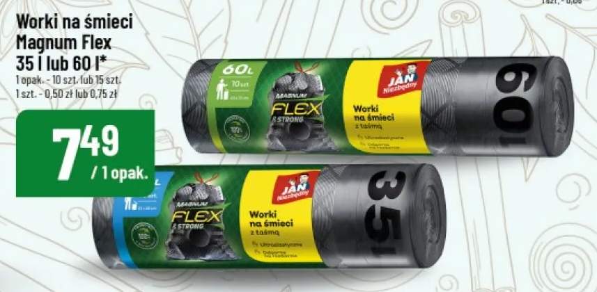 Worki na śmieci Magnum Flex 35 l Jan Niezbędny +1 wariant