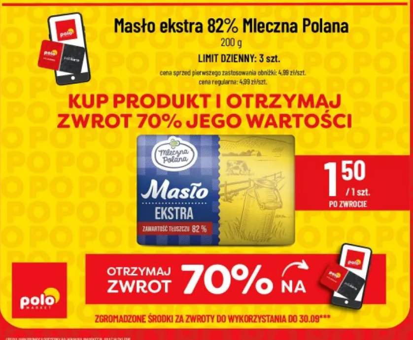 Masło ekstra Mleczna Polana 82%