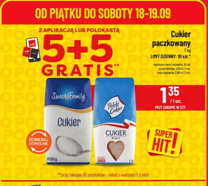Cukier paczkowany Polski +1 wariant