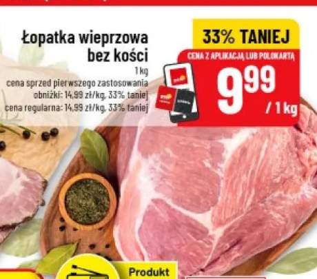 Łopatka wieprzowa bez kości
