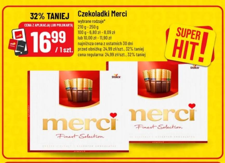 Czekoladki Merci