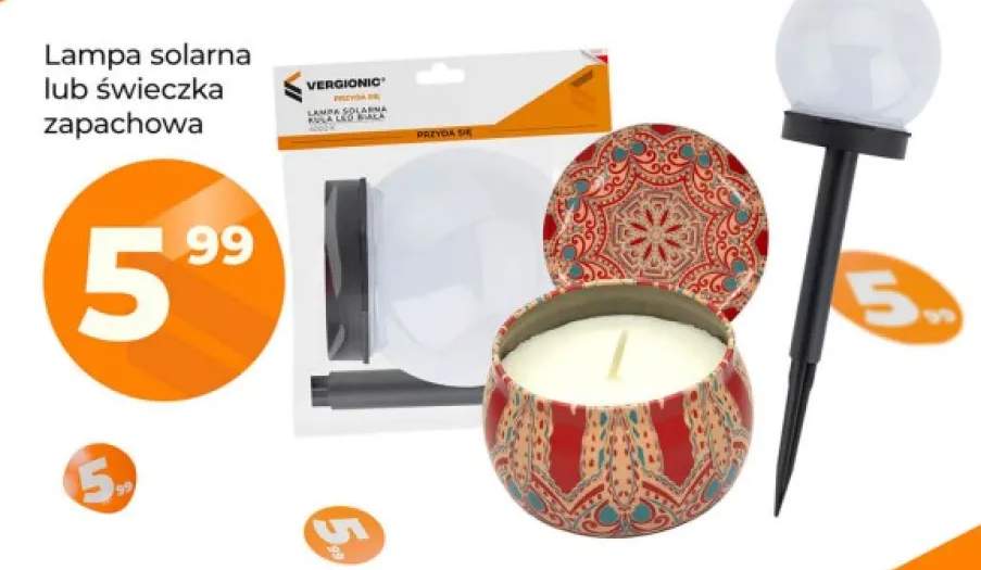 Świeczka zapachowa Vergionic +1 wariant