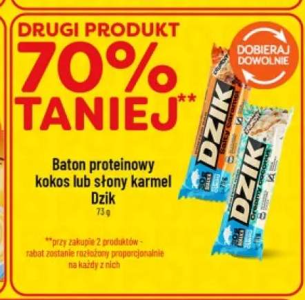 Baton proteinowy kokos Dzik +1 wariant