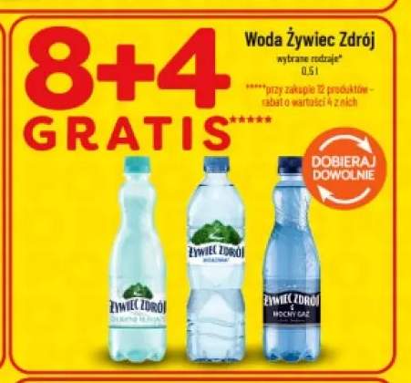 Woda gazowana Żywiec Zdrój delikatnie musujący +2 warianty