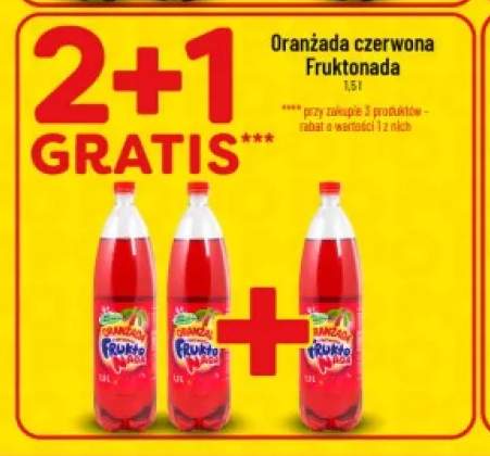 Oranżada czerwona Fruktonada