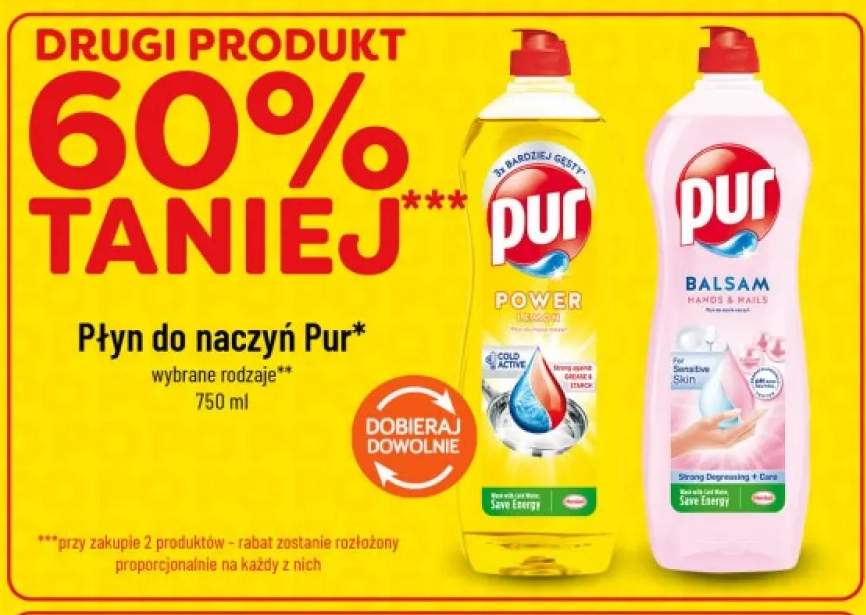 Płyn do naczyń Pur Power Lemon +1 wariant
