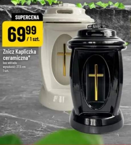 Znicz kapliczka ceramiczna