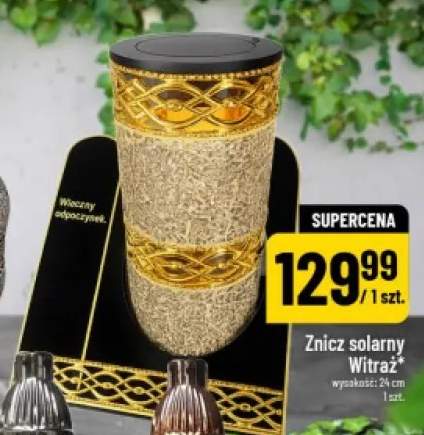 Znicz solarny Witraż