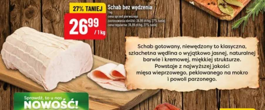 Schab bez wędzenia