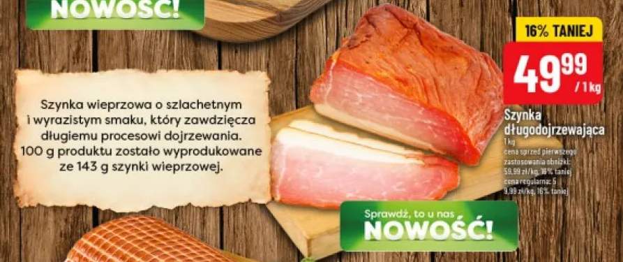 Szynka długodojrzewająca