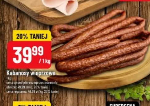 Kabanosy wieprzowe