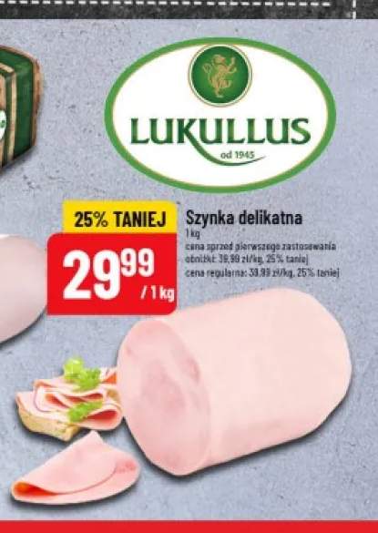 Szynka delikatna Lukullus