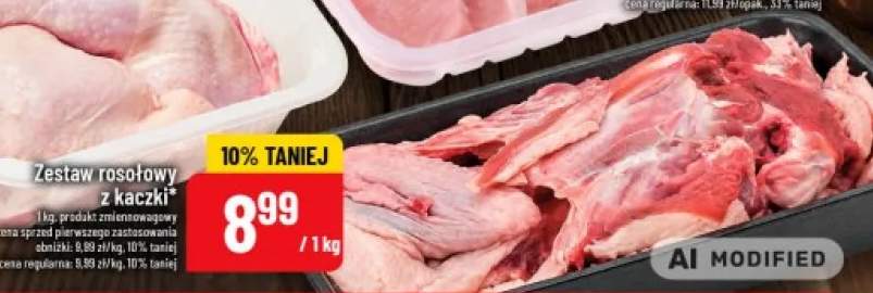Zestaw rosołowy z kaczki