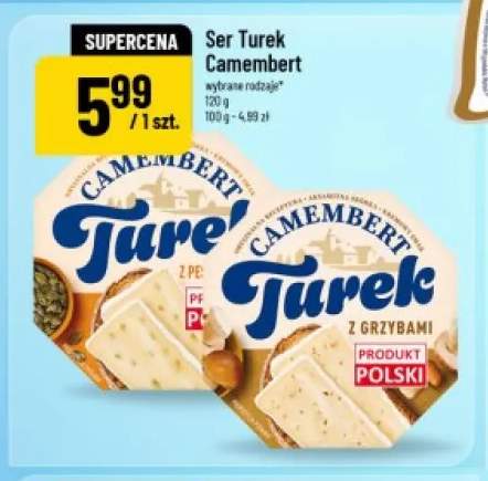 Ser Turek Camembert z pieprzem +1 wariant