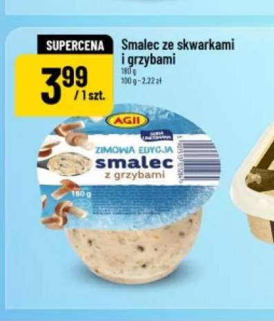 Smalec ze skwarkami i grzybami Agii