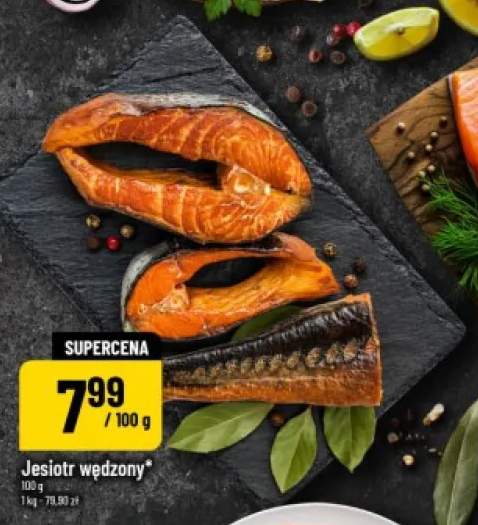 Jesiotr wędzony