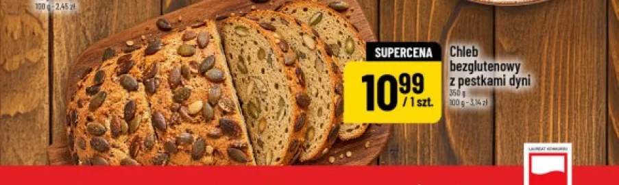 Chleb bezglutenowy z pestkami dyni