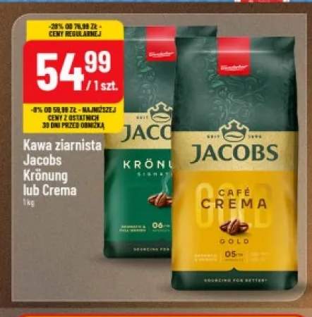 Kawa ziarnista Jacobs Krönung +1 wariant