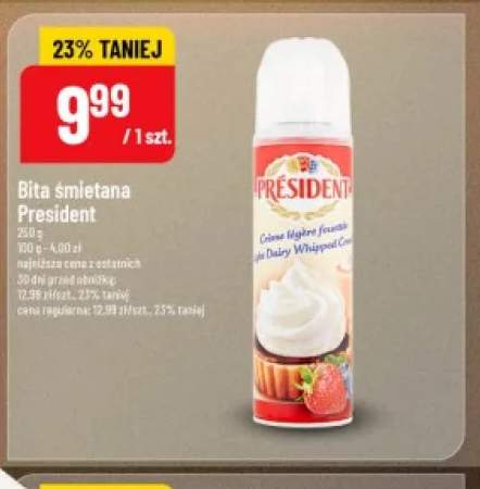Bita śmietana Président