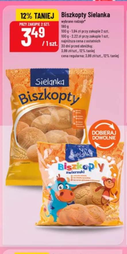 Biszkopty Sielanka +1 wariant
