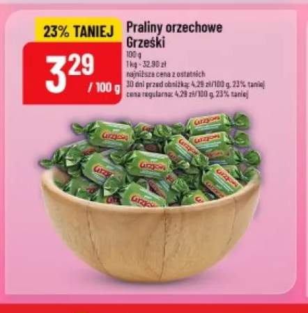Praliny orzechowe Grześki