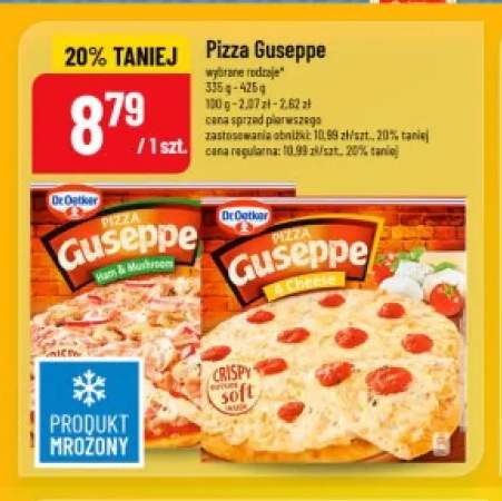 Pizza Guseppe Ham & Mushroom Dr. Oetker +1 wariant