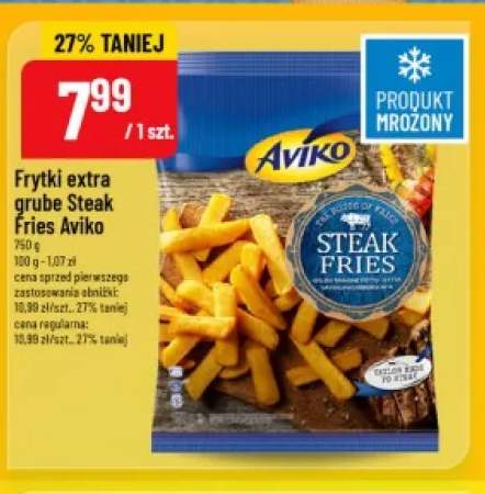 Frytki extra grube Steak Fries Aviko