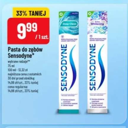 Pasta do zębów Sensodyne Deep Clean +1 wariant