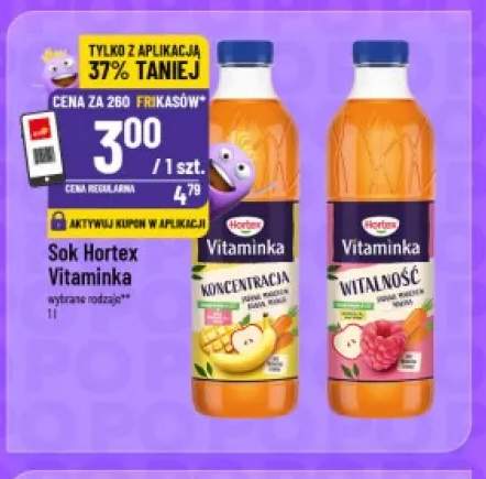 Sok Hortex Vitaminka Koncentracja +1 wariant