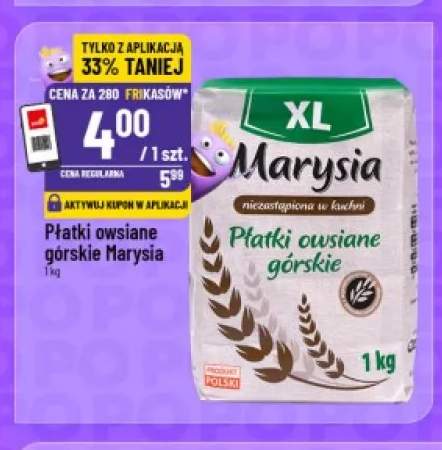 Płatki owsiane górskie Marysia