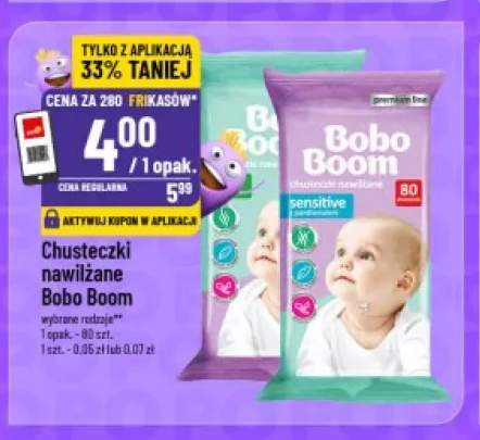 Chusteczki nawilżane Bobo Boom