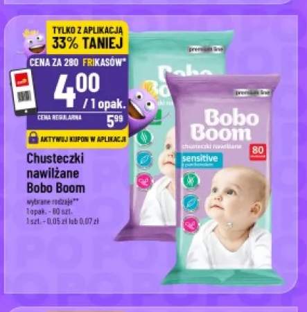 Chusteczki nawilżane Bobo Boom