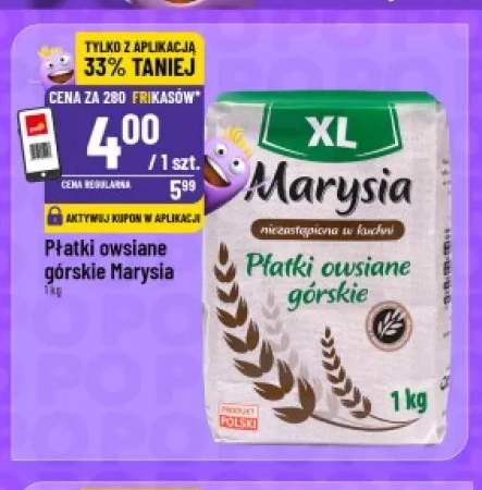 Płatki owsiane górskie Marysia