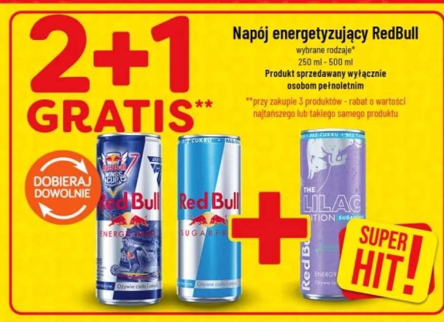 Napój energetyzujący RedBull