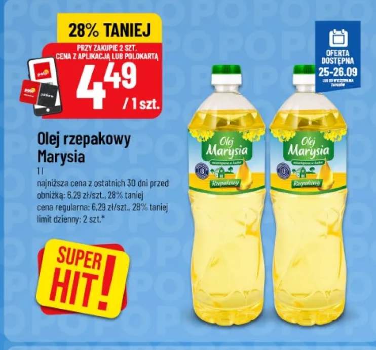 Olej rzepakowy Marysia