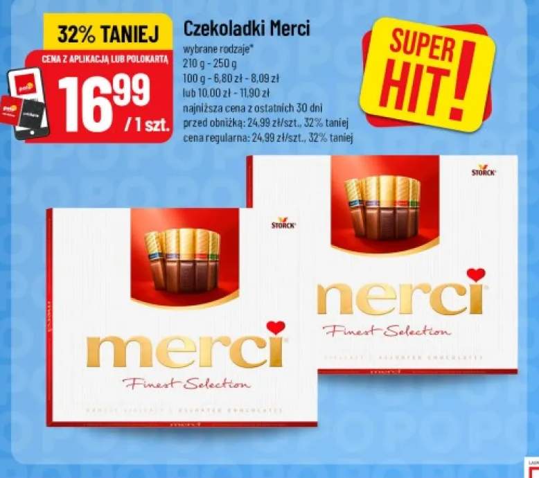 Czekoladki Merci