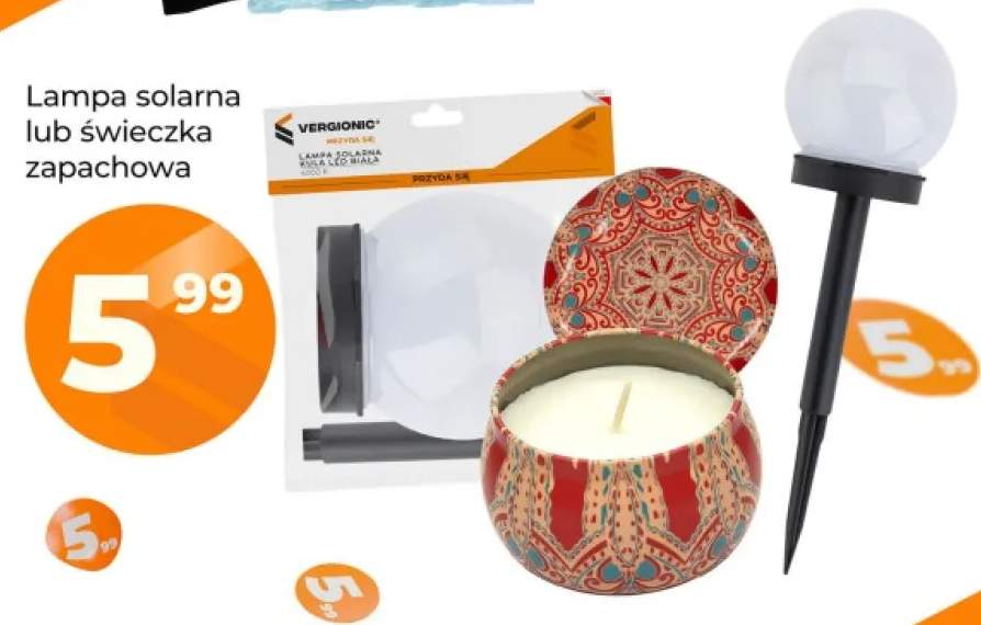 Lampa solarna Vergionic +1 wariant