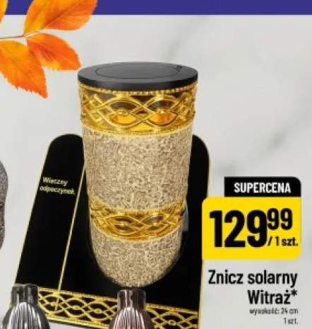 Znicz solarny Witraż