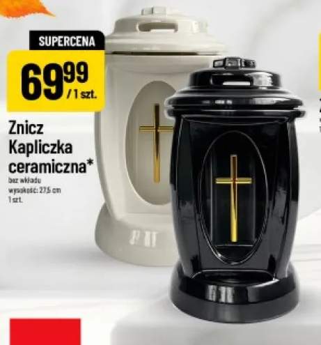 Znicz kapliczka ceramiczna bez wkładu