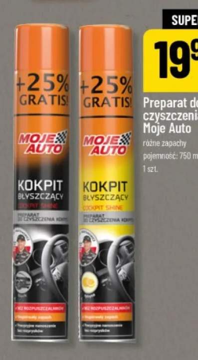 Preparat do czyszczenia kokpitu Moje Auto