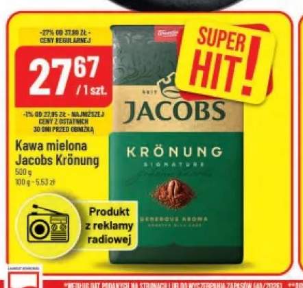 Kawa mielona Jacobs Krönung