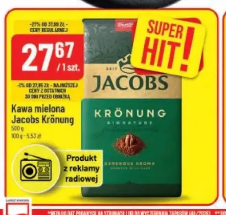 Kawa mielona Jacobs Krönung