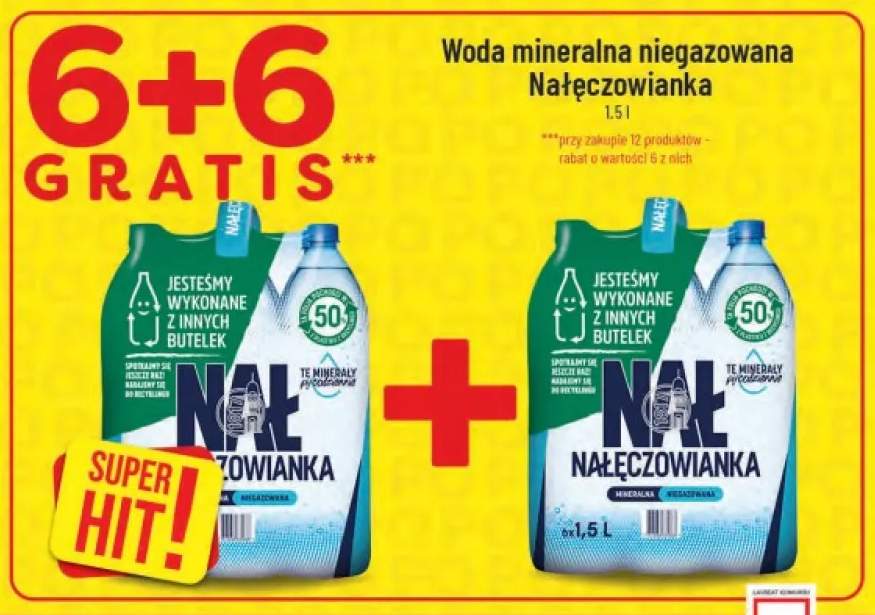 Woda mineralna niegazowana Nałęczowianka
