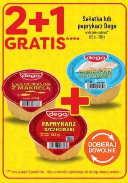 Sałatka pikantna z makrelą Dega +2 warianty