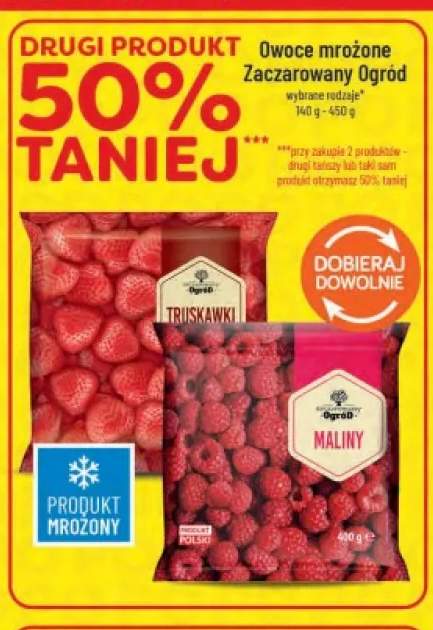 Owoce mrożone truskawki Zaczarowany Ogród +1 wariant