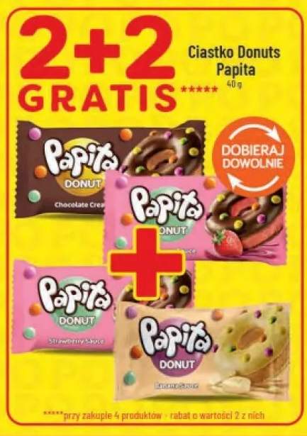 Ciastko Donuts Papita Chocolate Cream +2 warianty