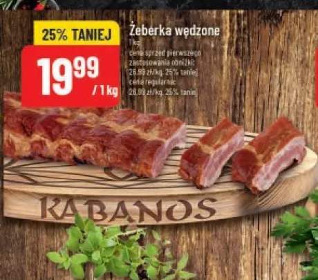 Żeberka wędzone Kabanos