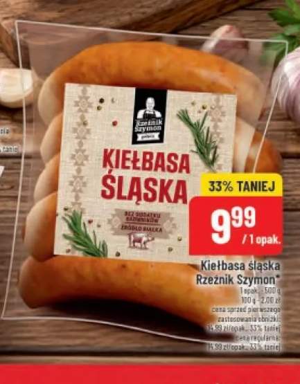 Kiełbasa śląska Rzeźnik Szymon