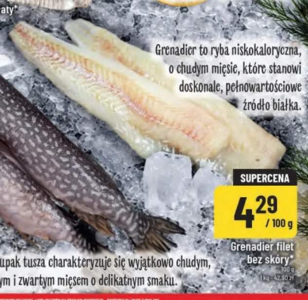 Grenadier filet bez skóry